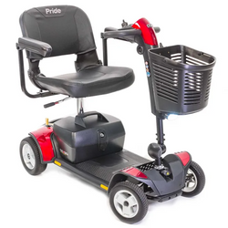 Buy red Pride Go-Go Elite Traveler 4-Wheel Scooter