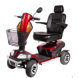 Buy red Golden Patriot 4-Wheel Mobility Scooter