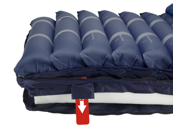 Med-Aire Assure 5" Air + 3" Foam Base Alternating Pressure and Low Air Loss Mattress System