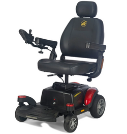 Buy red BuzzAbout Portable Full-Size Power Chair