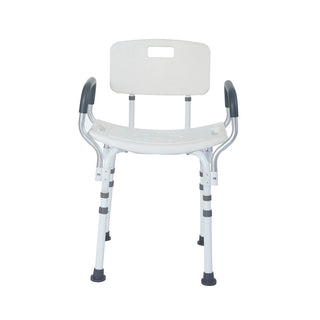 Premium Shower Chair w/ Back And Pad Arms