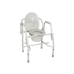 Steel Drop Arm Commode