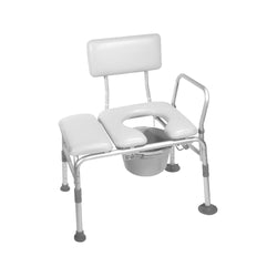 Padded Transfer Bench w/ Commode
