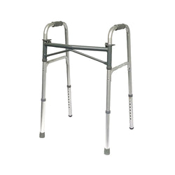 Steel Two Button Folding Adult Walker